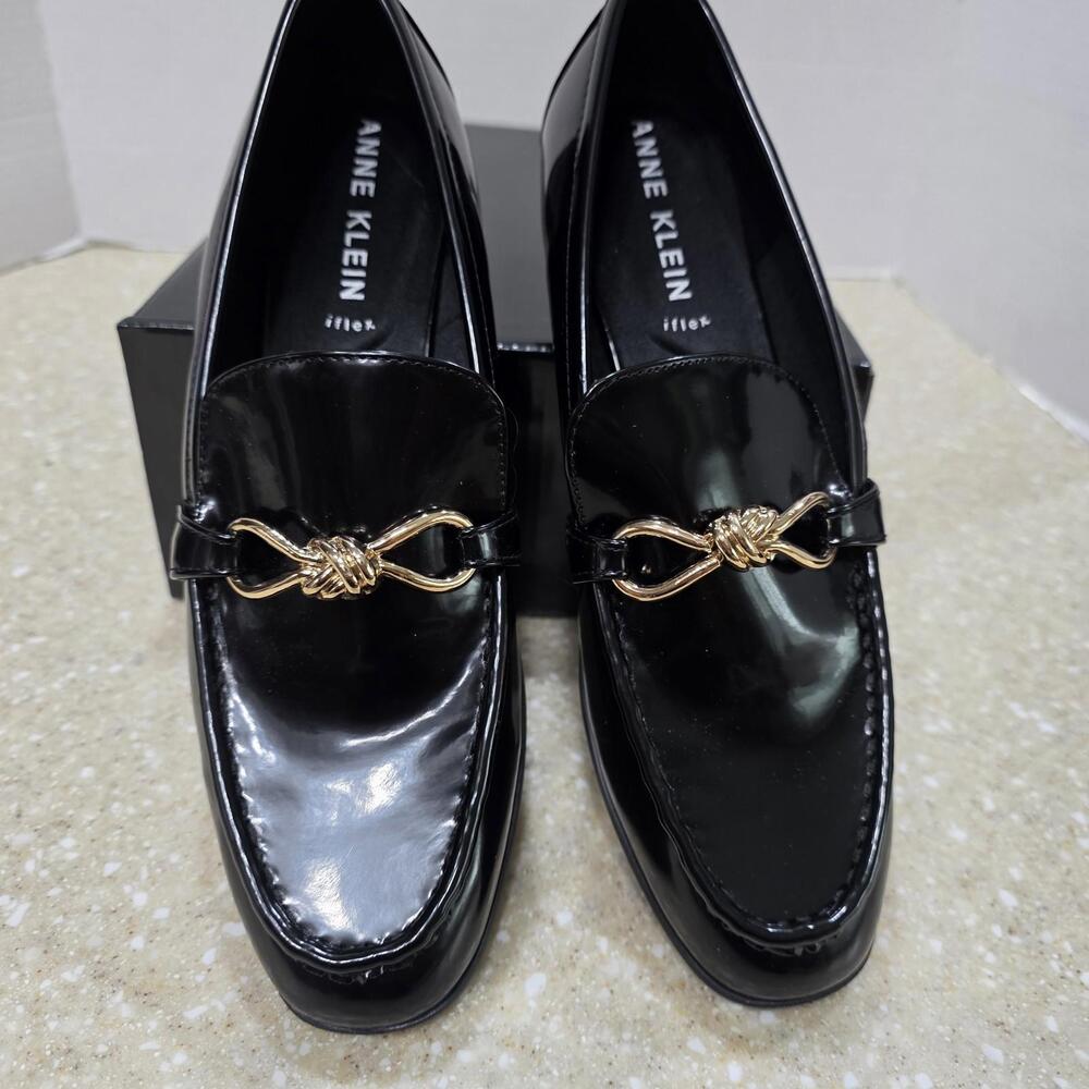 Anne Klein Beckett Knotted Bit Tailored Loafers Women's Size 8.5 NWOB